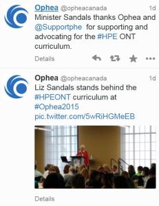 OPHEA and Minister Liz Scandals